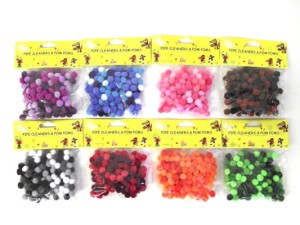 POMPONIKI DEKORACYJNE MAŁE