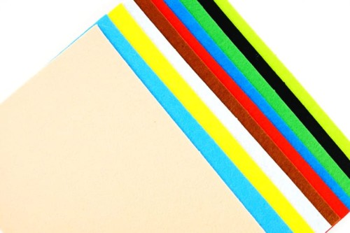 FILC DO WYCINANIA 10 SZT/KPL MIX KOLOR SZTYWNY 2MM   