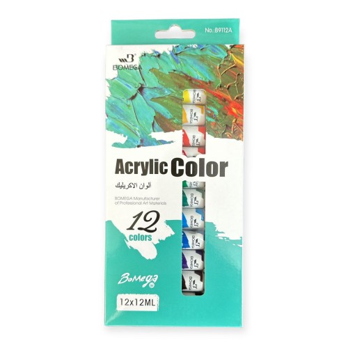 FARBKI AKRYLOWE 12 SZT/KPL 12ML