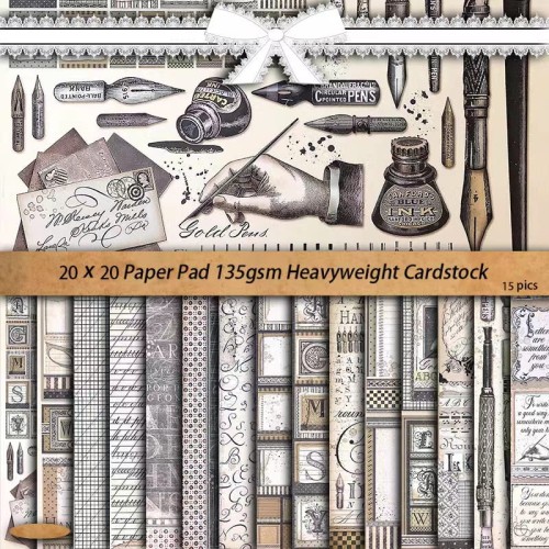 PAPIER CRAFT  15 SZT/KPL 20*20 cm   