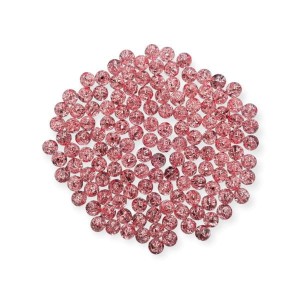 KORALIKI 8MM PLASTIKOWE POPĘKANE JASNY RÓŻ 1/2 kg    