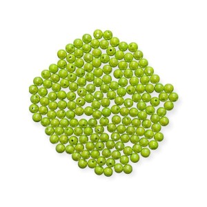 KORALIKI PLASTIKOWE OPALIZUJĄCE 8mm ZIELONE 0,5kg  