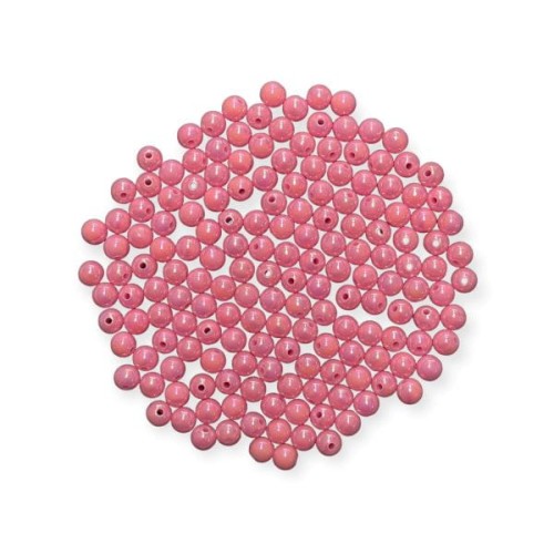 KORALIKI PLASTIKOWE OPALIZUJĄCE 8mm RÓŻOWE 0,5 kg    