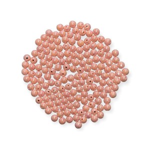 KORALIKI PLASTIKOWE OPALIZUJĄCE 8mm MORELOWE 0,5 kg     