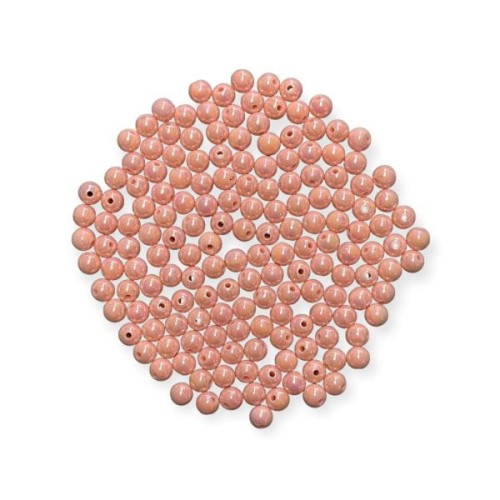 KORALIKI PLASTIKOWE OPALIZUJĄCE 8mm MORELOWE 0,5 kg     