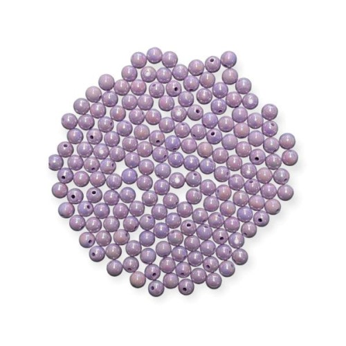KORALIKI PLASTIKOWE OPALIZUJĄCE 8mm FIOLETOWE 0,5 kg    