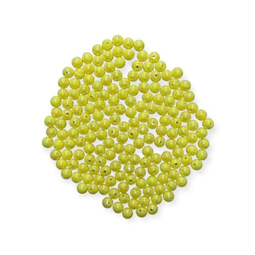KORALIKI PLASTIKOWE OPALIZUJĄCE 8mm ŻÓŁTY 0,5 kg   