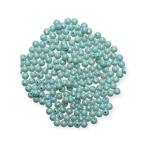 KORALIKI PLASTIKOWE OPALIZUJĄCE 8mm JASNE NIEBIESKI  0,5kg      