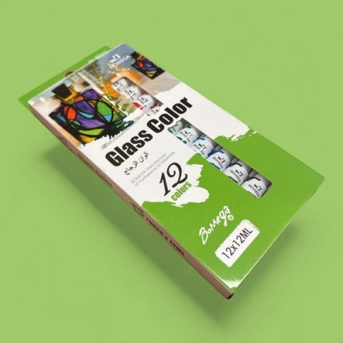 FARBKI DO SZKŁA 12 SZT/KPL  