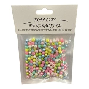 KORALIKI PLASTIKOWE 6MM    