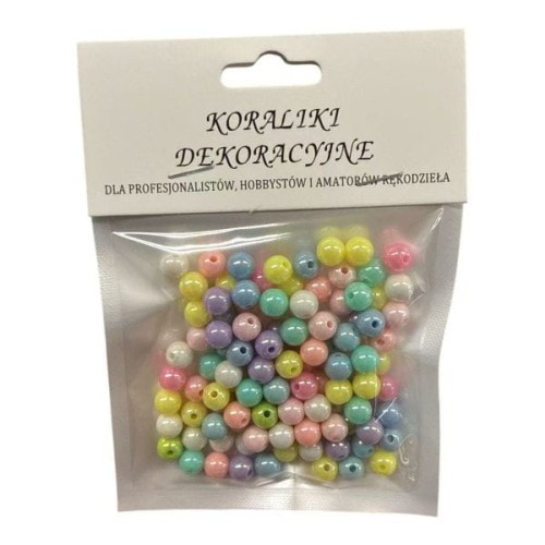 KORALIKI PLASTIKOWE 8MM     