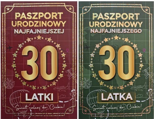 Karnet JCX Paszport 30 Urodziny  