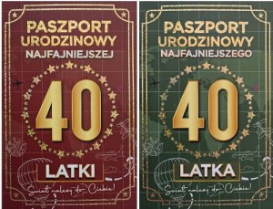 Karnet JCX Paszport 40 Urodziny   