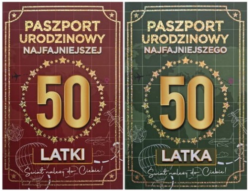 Karnet JCX Paszport 50 Urodziny    