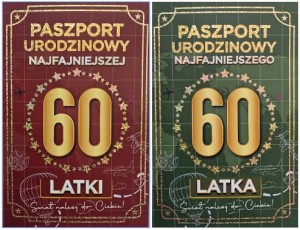 Karnet JCX Paszport 60 Urodziny     