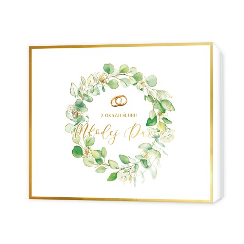 Pudełko na czekoladki Ślubne 22,5x17,5x4cm