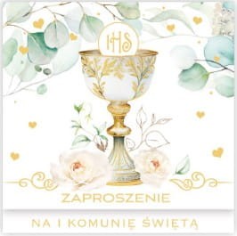 ZAPROSZENIE NA KOMUNIĘ PM        