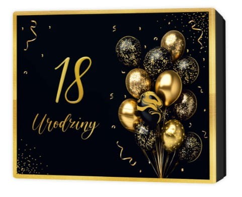 Pudełko prezentowe na 18 Urodziny 