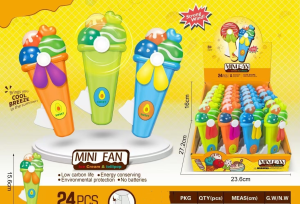 WIATRACZEK PLASTIKOWY RĘCZNY ROŻEK