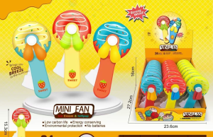 WIATRACZEK PLASTIKOWY RĘCZNY DONUT