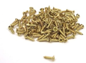 ŚRUBKI METALOWE ZŁOTY 8X4MM 1KG