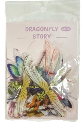 NAKLEJKI FOLIOWE WAŻKI 40 SZT/KPL