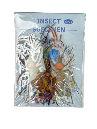 NAKLEJKI FOLIOWE OWADY 40 SZT/KPL 