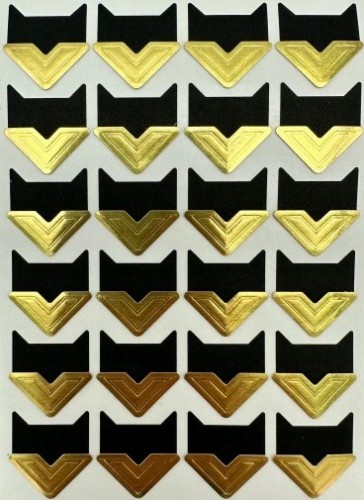 SAMOPRZYLEPNE NAROŻNIKI DO ZDJĘĆ 24SZT ZŁOTE