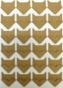 SAMOPRZYLEPNE NAROŻNIKI DO ZDJĘĆ 24SZT BRĄZOWE