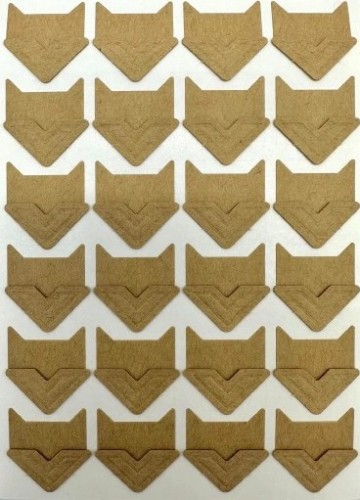 SAMOPRZYLEPNE NAROŻNIKI DO ZDJĘĆ 24SZT BRĄZOWE