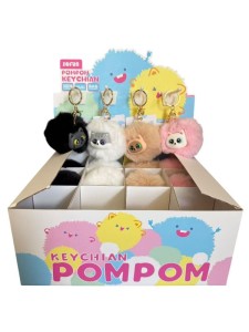 Breloczek pluszowy POMPON z kotkiem