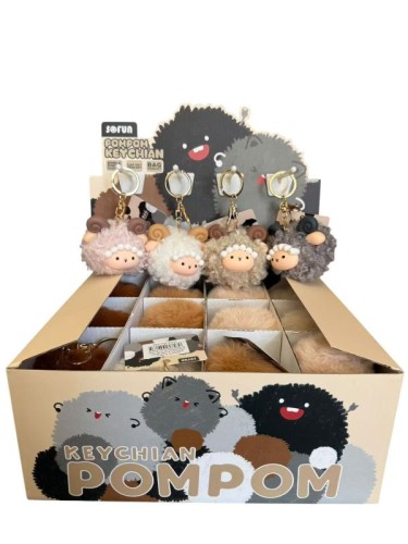 Breloczek POMPON owieczka