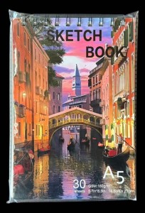 Szkicownik A5 – 160 g/m² – 30 arkuszy