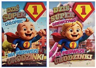 KARNET SUPERBOHATER NA 1 URODZINY 