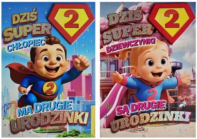 KARNET SUPERBOHATER NA 2 URODZINY 