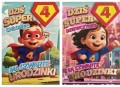KARNET SUPERBOHATER NA 4 URODZINY   