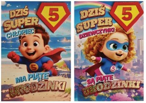 KARNET SUPERBOHATER NA 5 URODZINY    