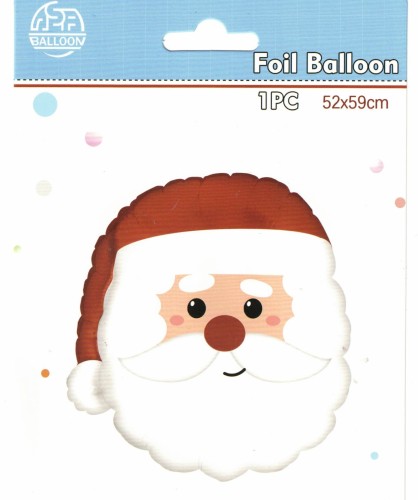 balon foliowy mikołaj