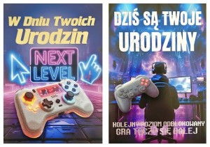 KARNET NA URODZINY GAMER
