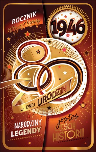 LAURKA  W DNIU 80 URODZIN   