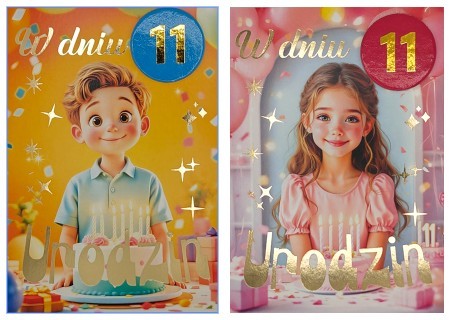 KARNET NA 11 URODZINY 
