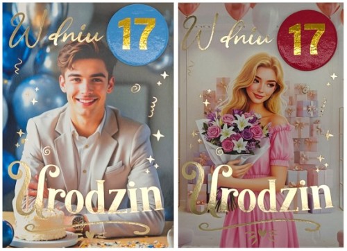 KARNET NA 17 URODZINY  