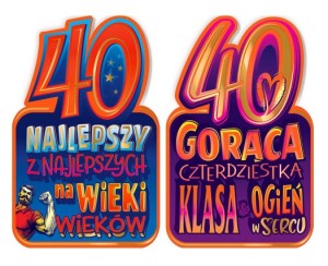 KARNET NA 40 URODZINY 