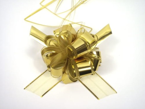 KOKARDKA ZŁOTA ŚCIĄGANA DUŻA