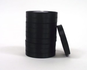 WSTĄŻKA SATYNOWA 1,2 CM/22M CZARNA