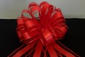 KOKARDKA CZERWONA ŚCIĄGANA DUŻA
